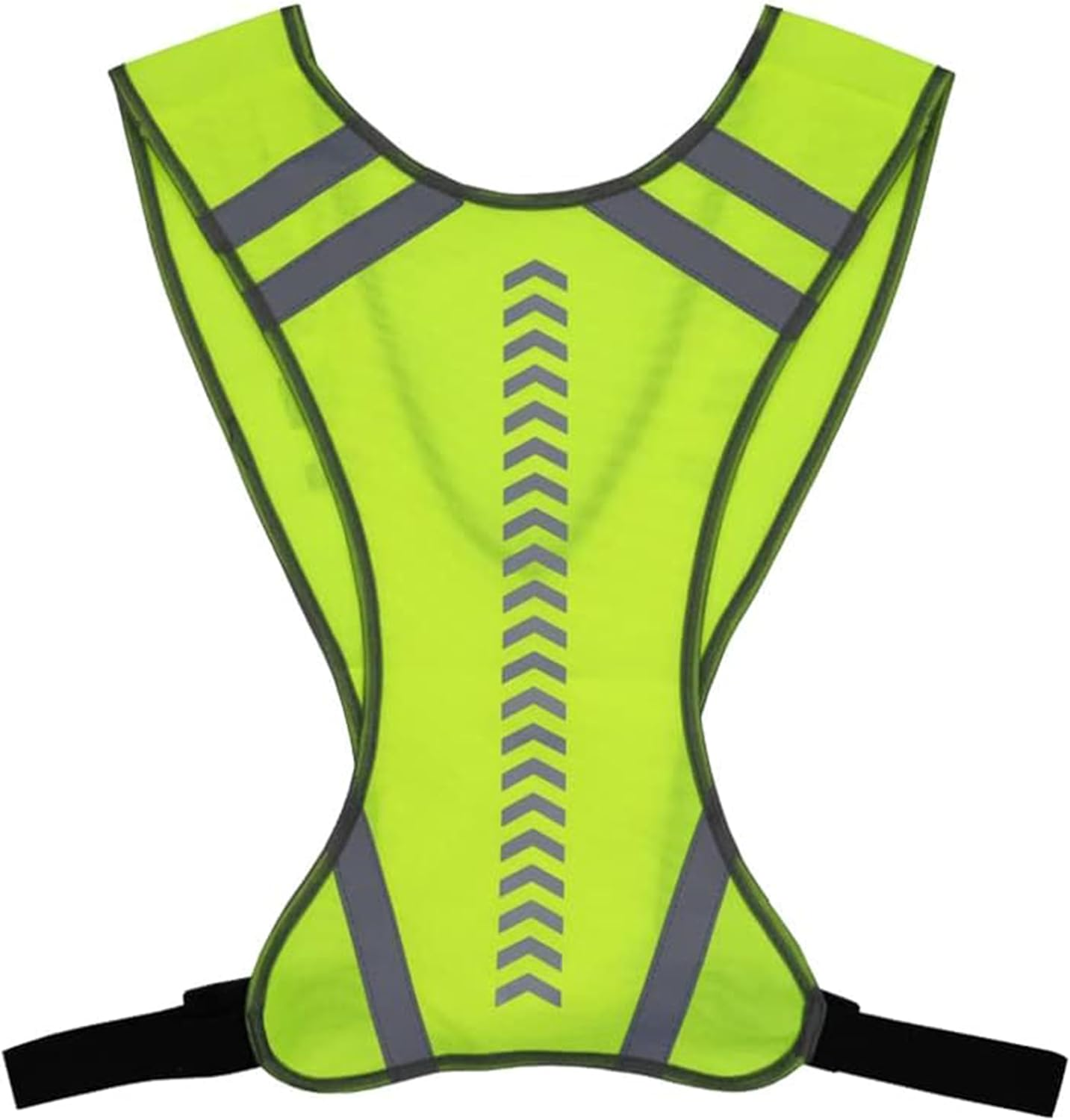 Reflective Vest, Flexible Adjustable Safety Vest for Bike, Reflective Vest for Men and Women, Adjustable Safety Vest for Bicycle, Breathable Running Vest with High Visibility