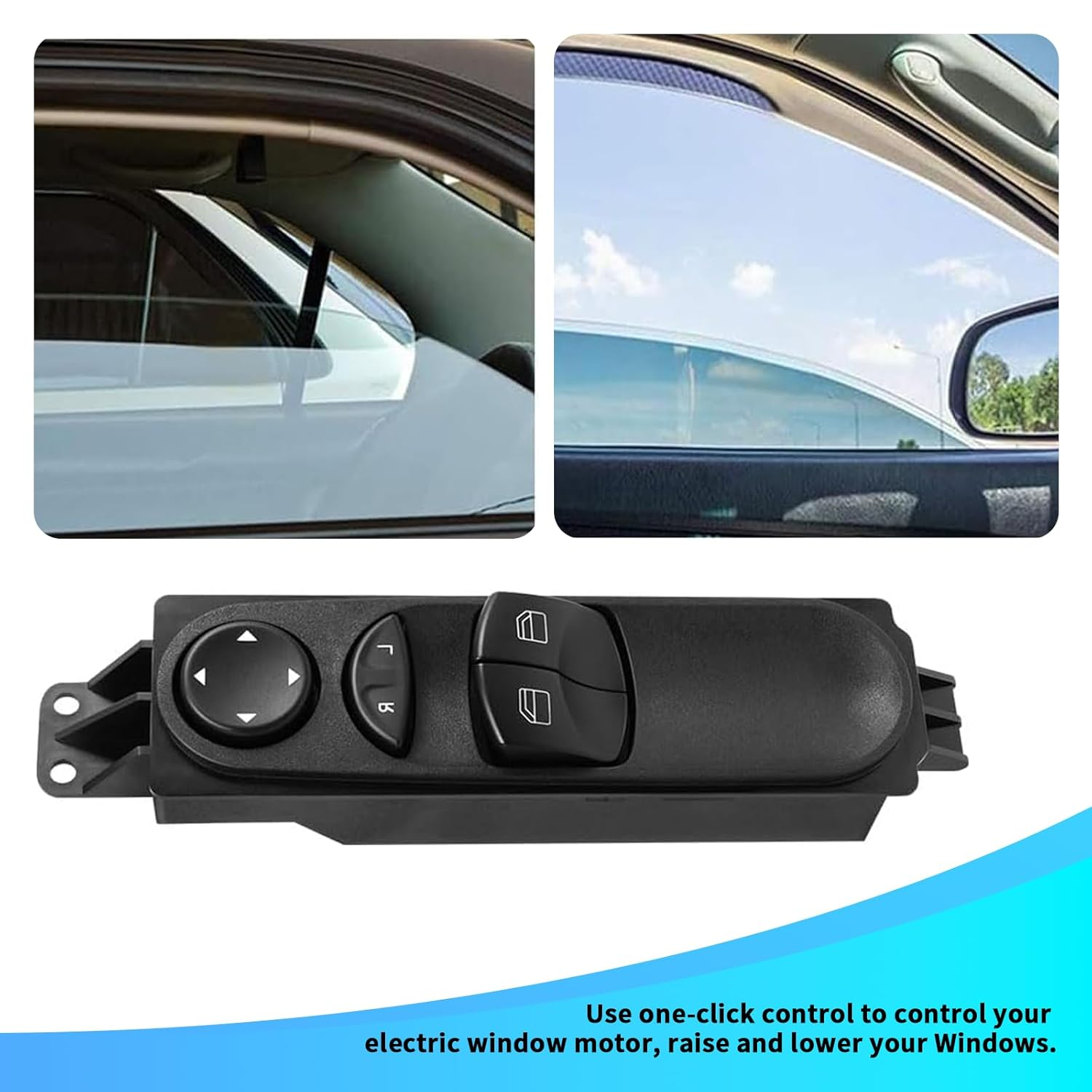 Power Window Switch for Mercedes-Benz Sprinter W906 2006-2017 Master Control A9065451213 Easy Plug and Play Durable Smooth Operation Fits Dodge Sprinter 2500 3500 Left Driver Side