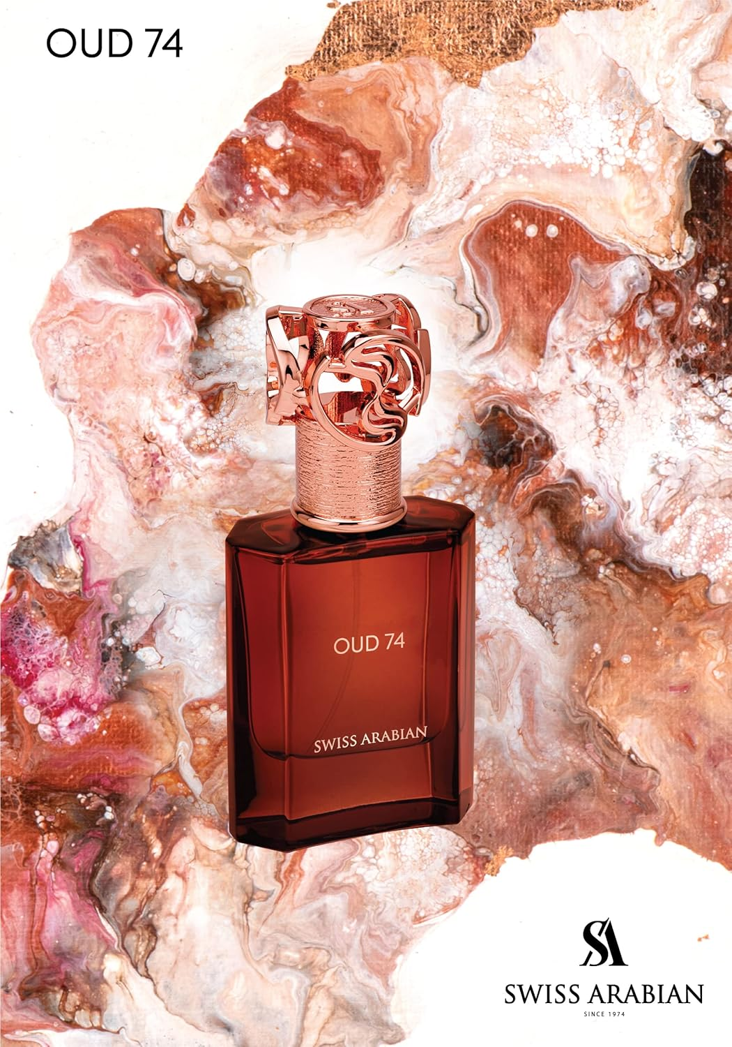 Swiss Arabian Oud 74 for Unisex - 1.7 Oz EDP Spray image number 1
