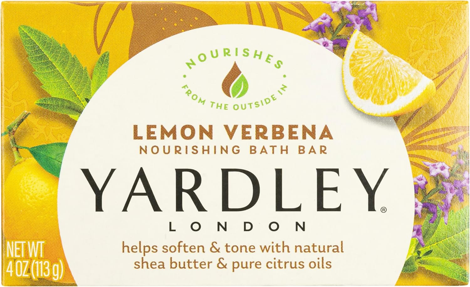 Yardley London Lemon Verbena Naturally Moisturizing Bath Bar, 4.25 Ounce image number 2