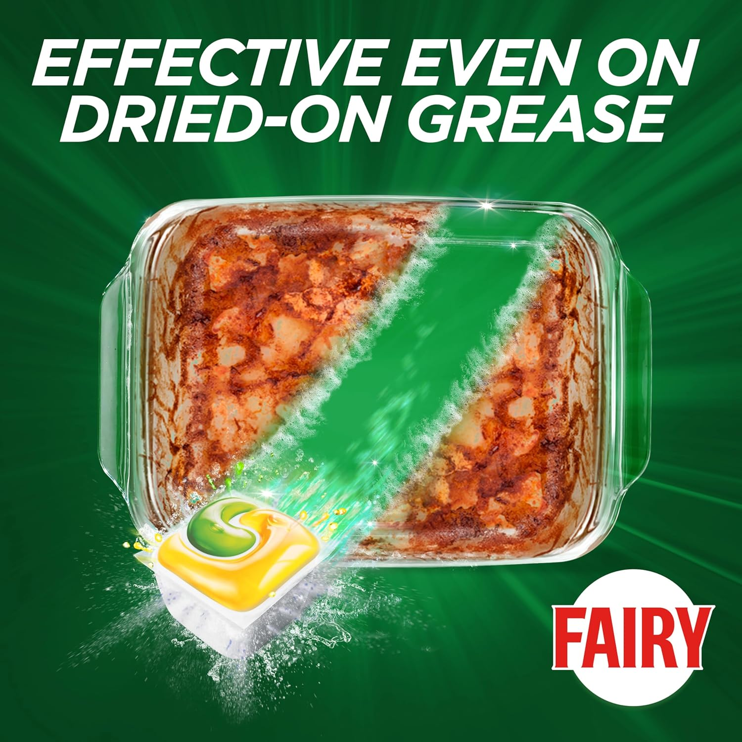 Fairy All in One Lemon Dishwasher Tablets 90 Pack image number 3