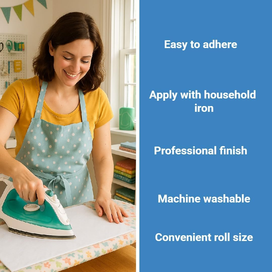 Fusible Fleece 12" X 3Yd for Crafting, Quilting and Sewing image number 5