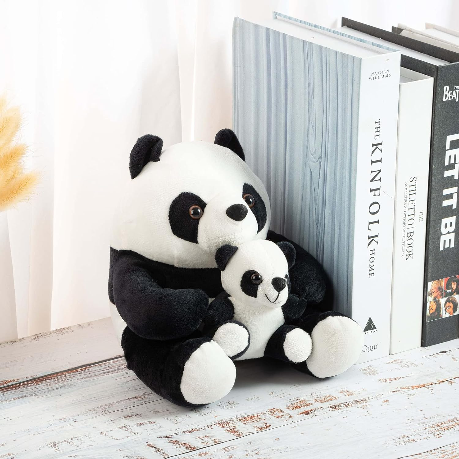 Marwood Cute Door Stopper Decorative Door Stops for Home and Office, Panda Weighted Interior Doorstop Fabric Stuffed Animal Door Stopper Floor Decorative image number 6