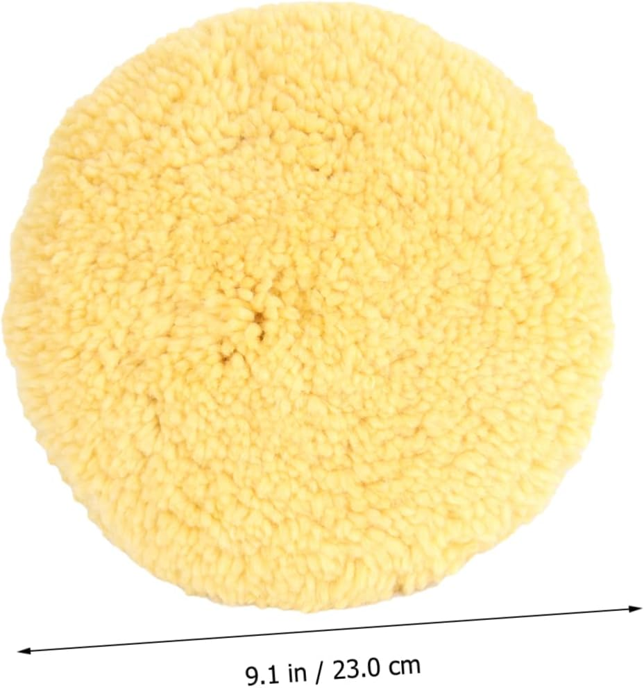 ORFOFE Wool Buffing Wheel Double-Sided Polishing Pad Thread Car Buffer Pad for Automotive Paint Correction and Finish Car Detailing Equipment image number 1