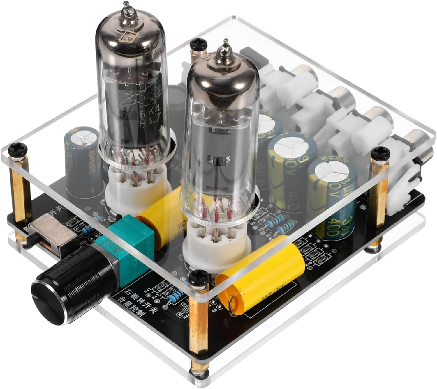 PHENOFICE Tube Preamplifier 6K4/6A2 Vacuum Electron Tube Preamp for Turntable Audio System DIY Home Theater Sound Amplifier image number 1