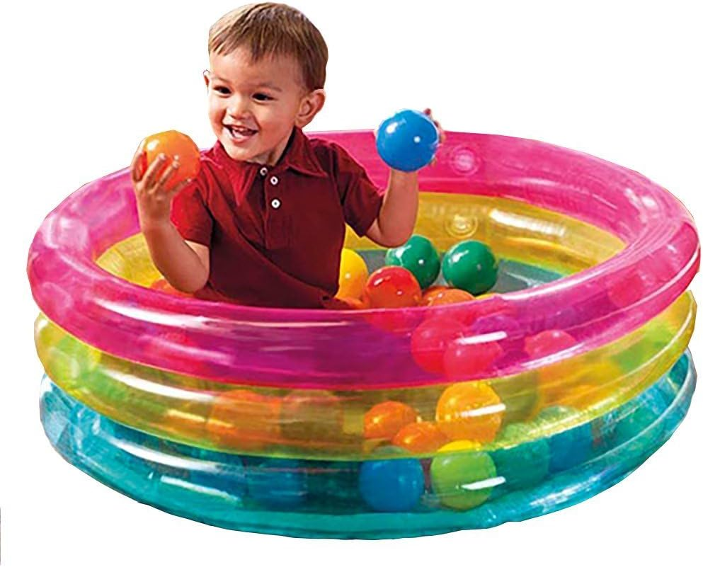 INTEX 48674NP - Classic 3-Ring Baby Ball Pit, Ages 1-3, Size 86Cmx25Cm image number 3