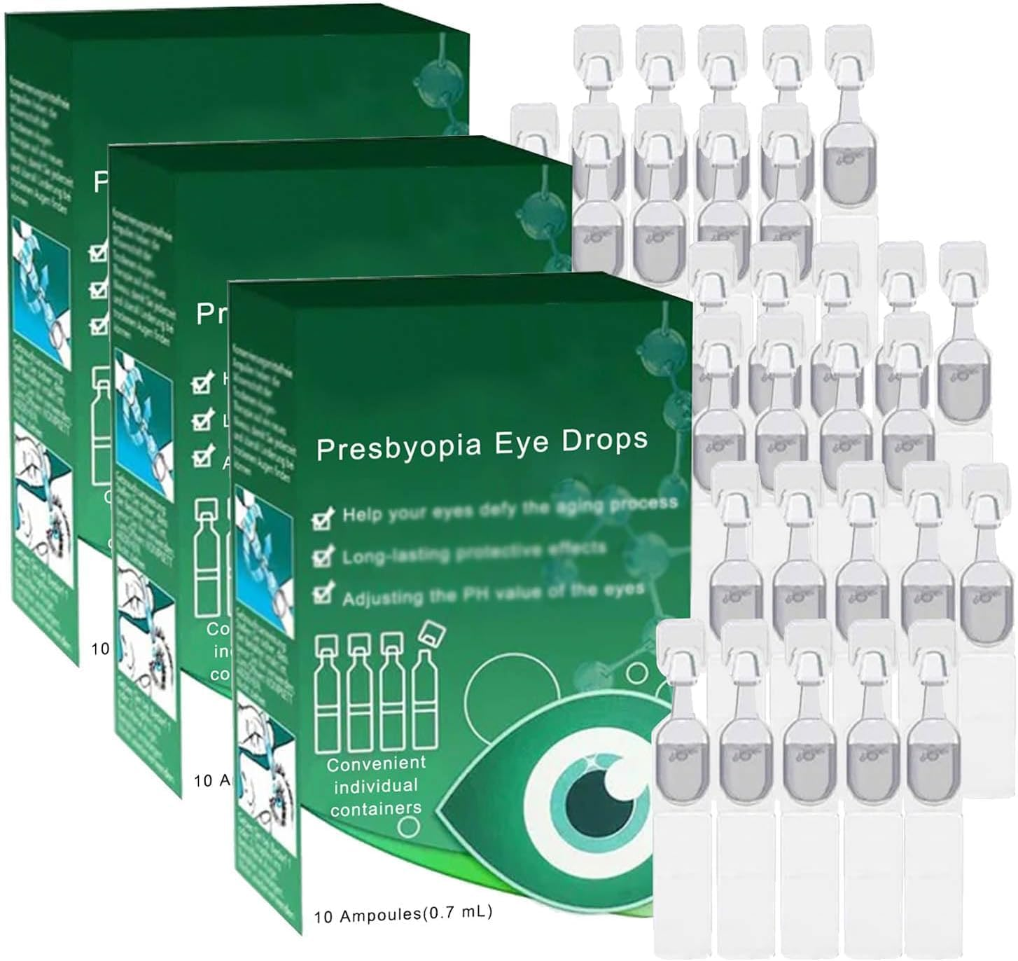 Presbyopia Eye Drops,Relieve Eye Fatigue,For Eye Care,Eye Care Suitable for All Seniors