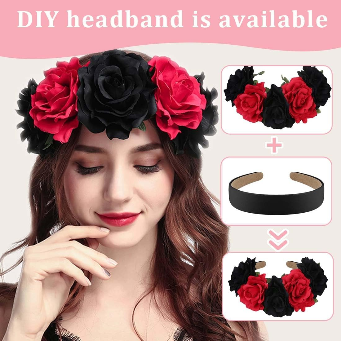 GXGM 6 Pieces Multicoloured Headband, Pure Colour Hair Bands, Fashion Headband for Women, Girls Comfortable, Simple, Elegant, for Women and Girls image number 2