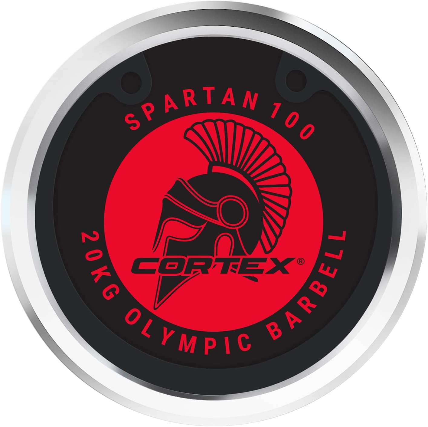 Cortex Spartan 100 Olympic Weight Lifting Barbell, Black Oxide