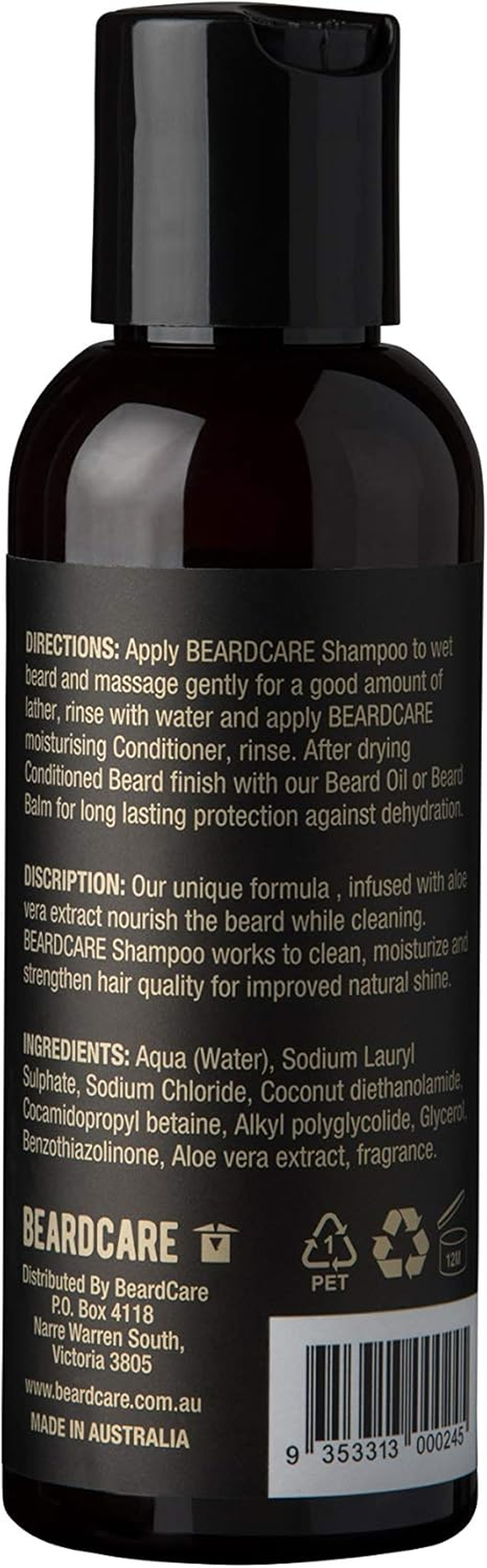 Beard Shampoo and Beard Conditioner Set Natural Growth, Beard Grooming and Skin Care by Beardcare - (125Ml Each) image number 3