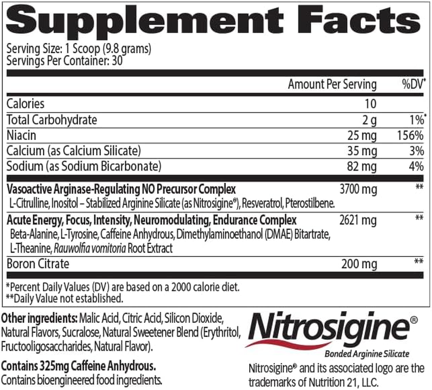 GAT Clinically Tested Nitraflex, Testosterone Enhancing Pre Workout, Watermelon, 300 Gram image number 1