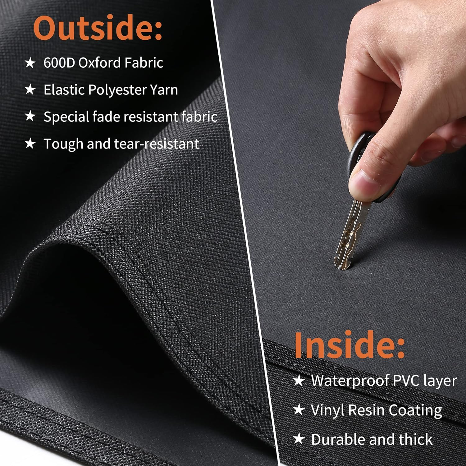 SUPJOYES Grill Cover for Masterbuilt 1050 Charcoal Grill, Heavy Duty Waterproof BBQ Accessories for MB20081220 Gravity Series Smoker image number 1