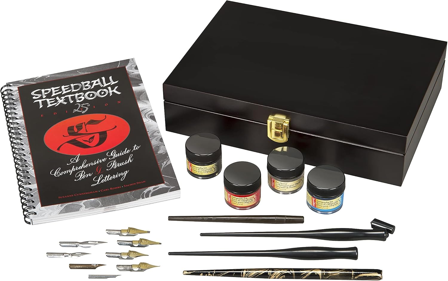 Speedball Calligraphy Collector'S Set, Black - Comprehensive Calligraphy Kit, Versatile Pen Holders, Comfortable Grip - Ideal for Art Enthusiasts and Aspiring Calligraphers image number 2