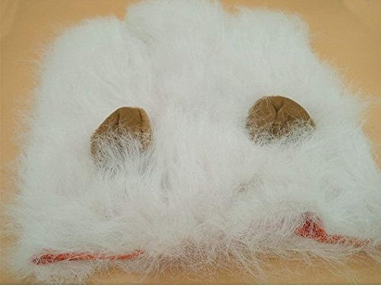 SPORER Lion Mane for Dog Pet Costume - FMJI Dog Clothes Lion Wig for Halloween Festival Party