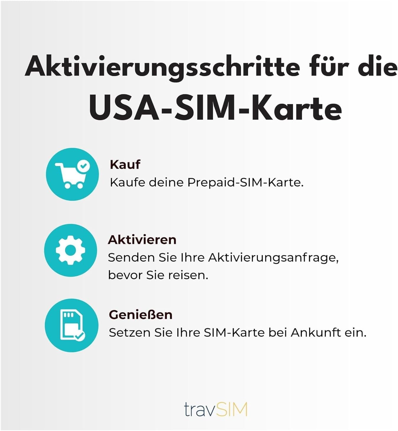 SIM Card USA Travsim | 10GB Mobile Data with 4G/5G Speeds for the USA - Full Access to Google, Facebook, Whatsapp & More | SIM USA Plan with 30 Days Validity image number 4