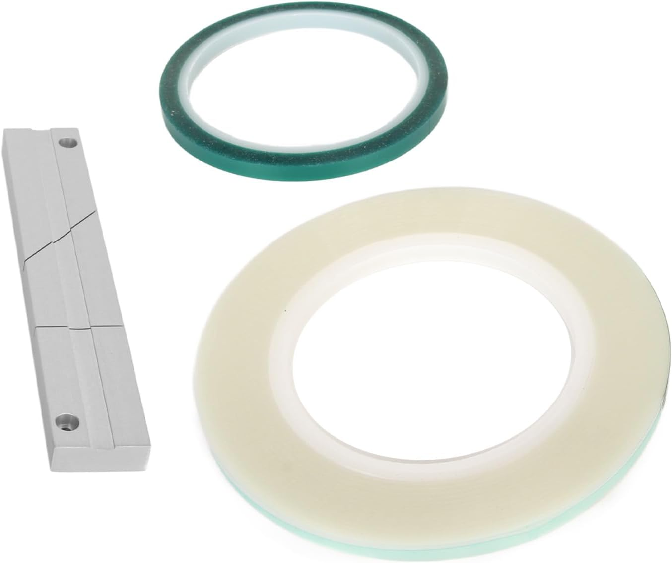 1/4 10 Inch Tape Splicing Block, Professional Open Reel to Reel Tape Block, with Connection Plate, Leader Tape, Splicing Tape, CNC Tape Splicier for Revoxsonido image number 1