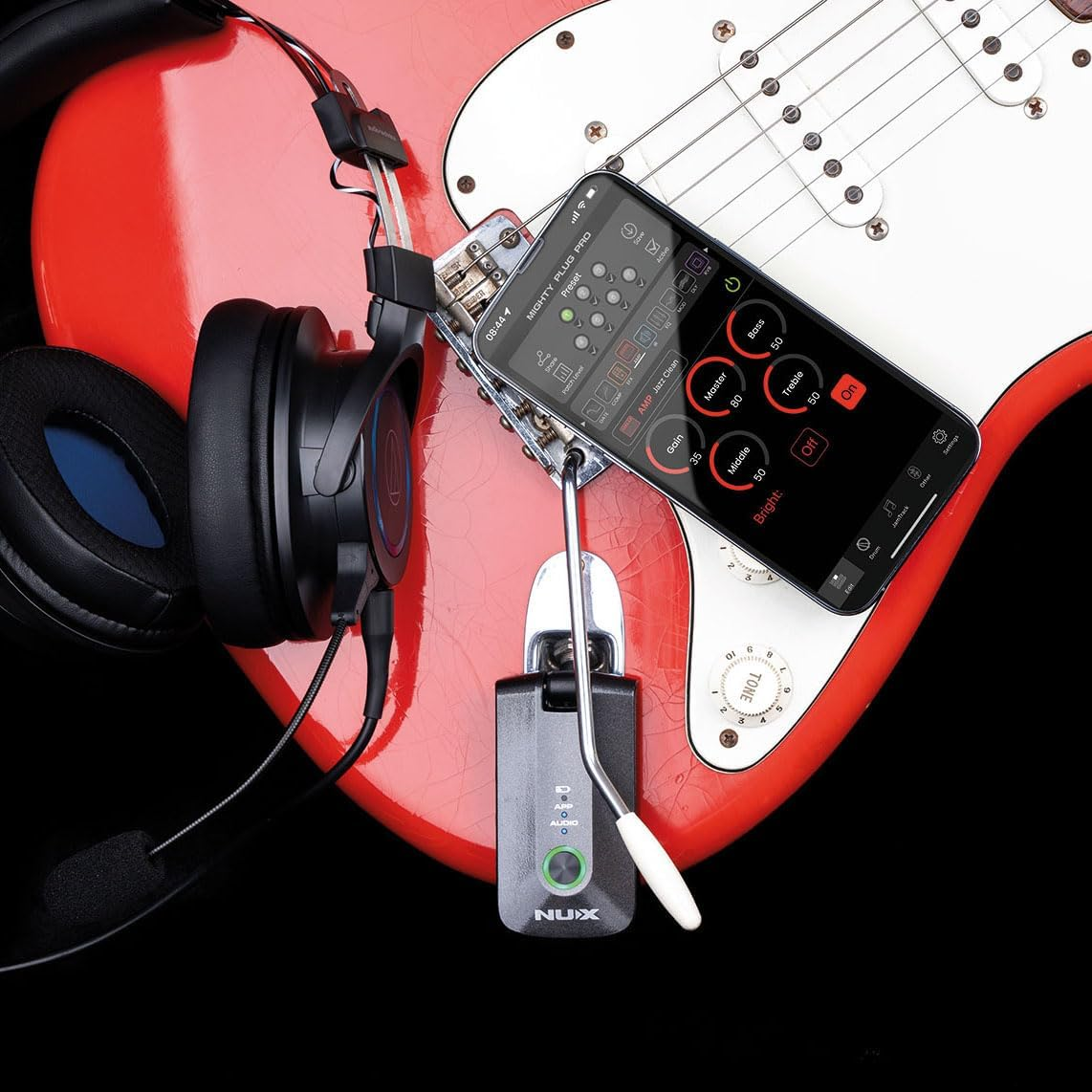 NUX | Mighty Plug Pro Headphone Amp for Guitar and Bass Players in a Pocket-Size and Pocket-Friendly Format image number 6