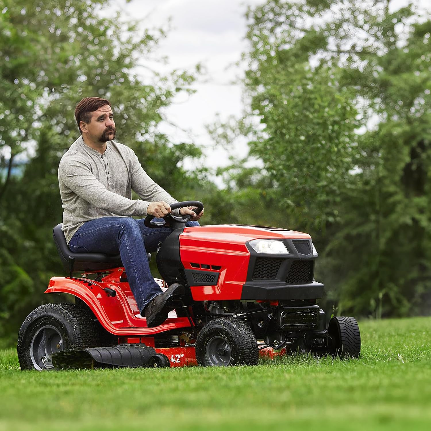 Mannial 144959 Deck Belt (1/2" X 95") Fit Craftsman Poulan Husqvarna 144959 532144959 160855 130801 138255 532130801 532138255 532160855 577203116 image number 4