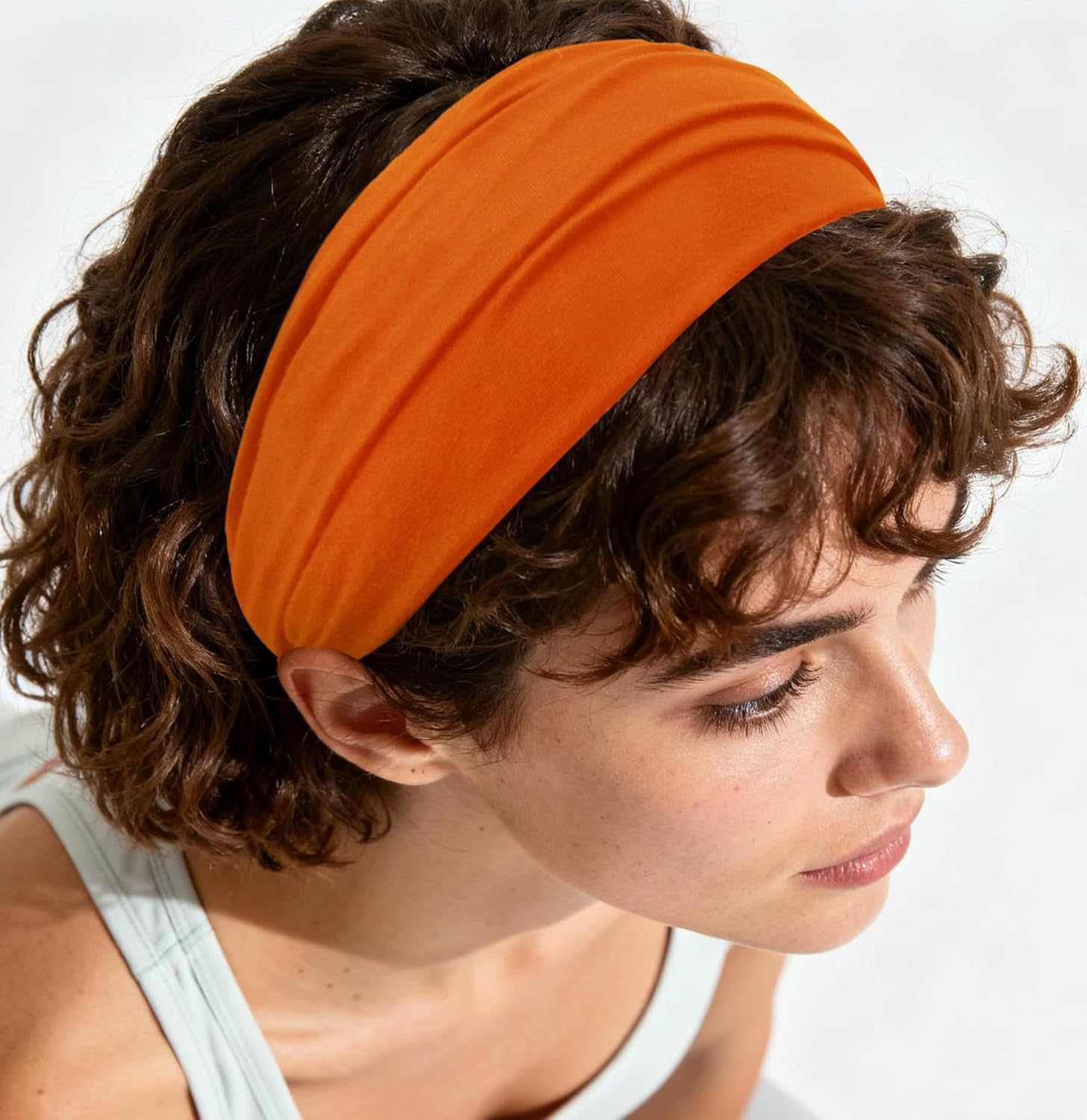 Axy Hair Band Yoga Headband Hairband Beautiful Women'S Hair Accessories Sports Headbands HB4 (Lavender, Extra Wide) image number 3