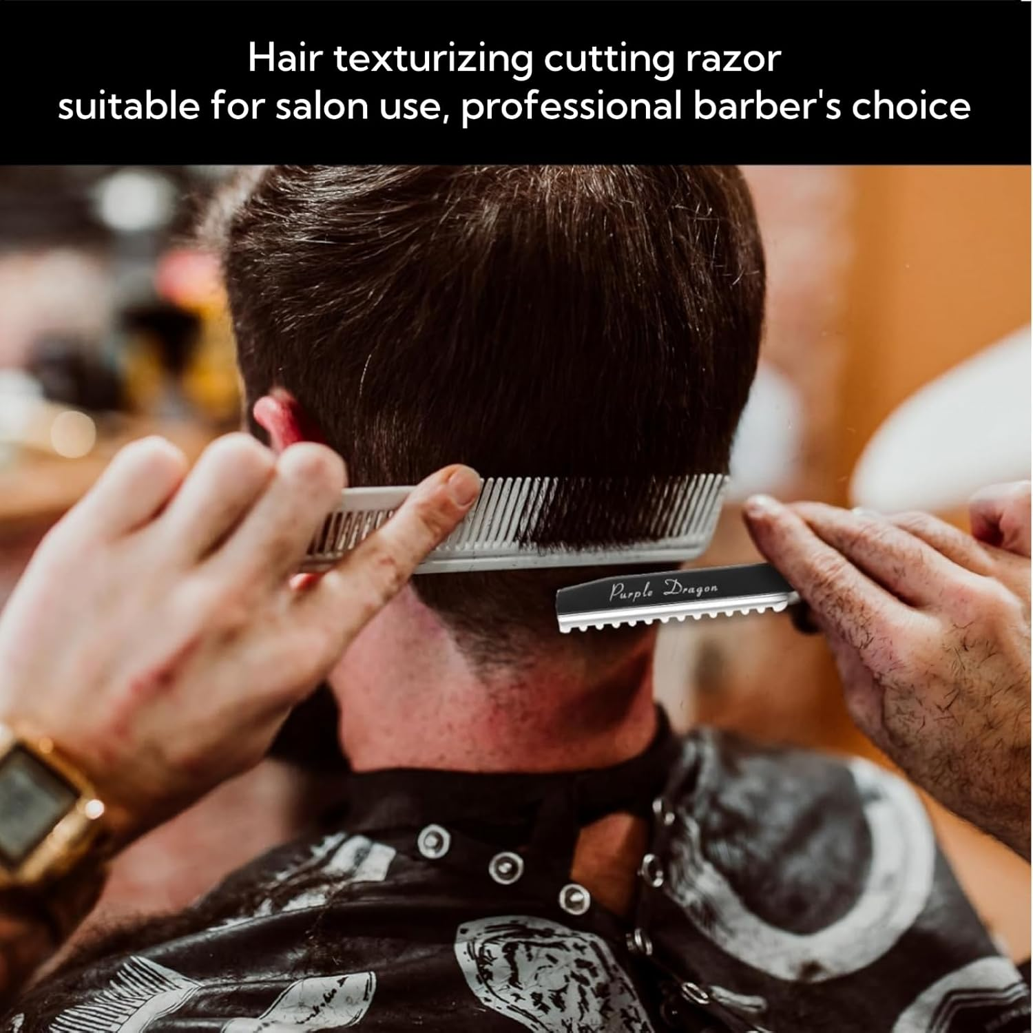 Suytvenxau Hair Styling Thinning Razor Set &ndash; Cutting Texturizing Razors for Salon Home with Replacement Cutter Kit for Layered Styles and Hairline Shaping image number 2