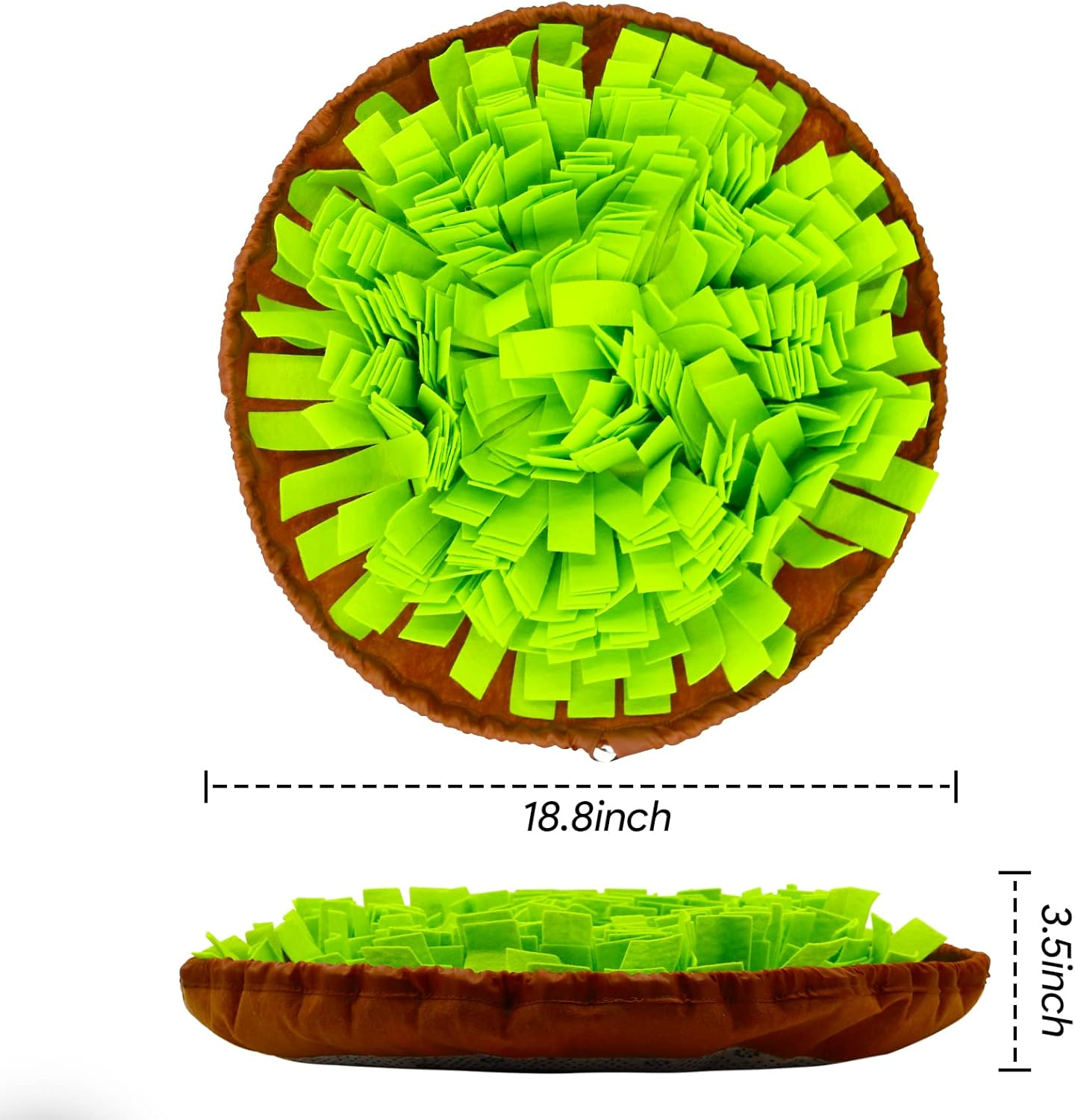 Sniffing Rug for Dogs, Sniffing Mat for Dogs, Dog Sniffing Rug, Used for Dog Intelligence and Odour Training (Green) image number 1