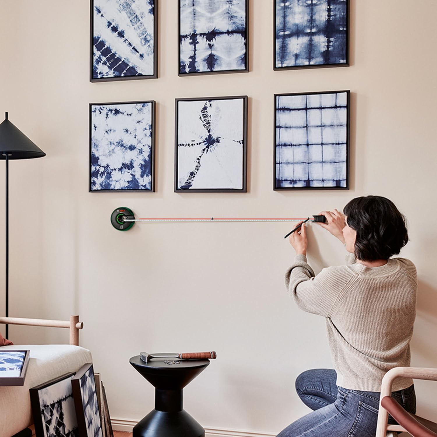 Bosch Home and Garden Bosch Atino 2 Gen All-In-One Line Laser with Tape Measure (Horizontal, Vertical Orientation, Easy Attachment to Rough & Smooth Surfaces, in E-Commerce Box) image number 3