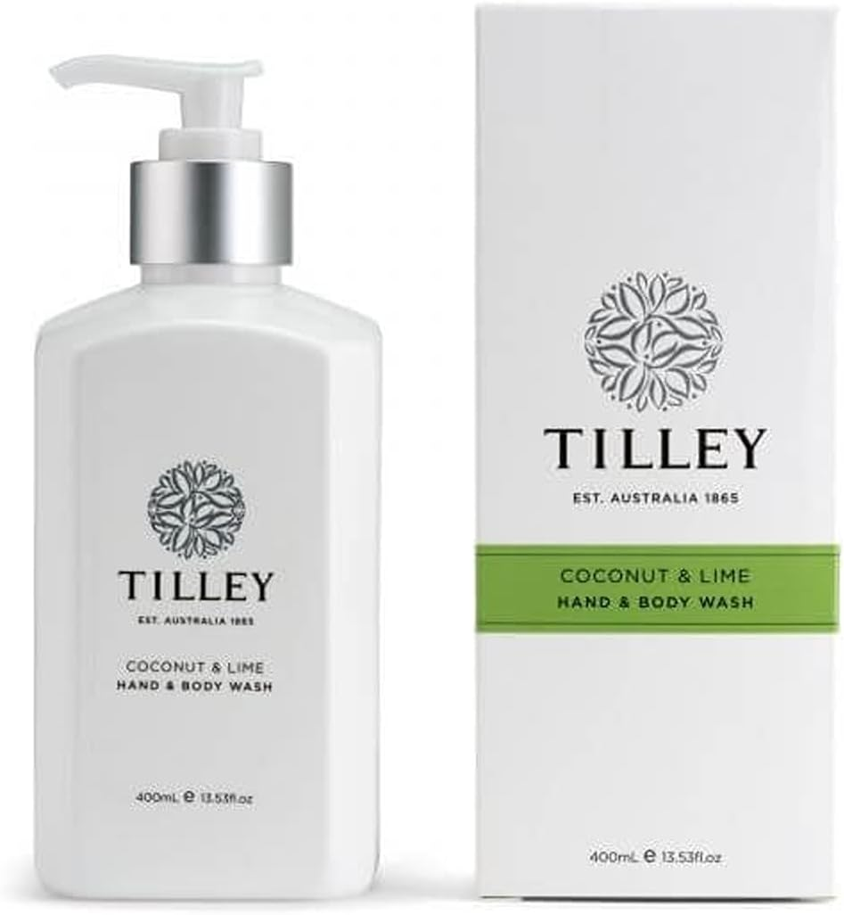 Tilley Classic White Coconut & Lime Hand & Body Wash 400 Ml