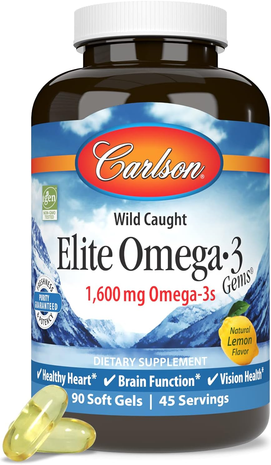 Carlson Carlson Elite Omega-3 Gems 90 Sg image number 4
