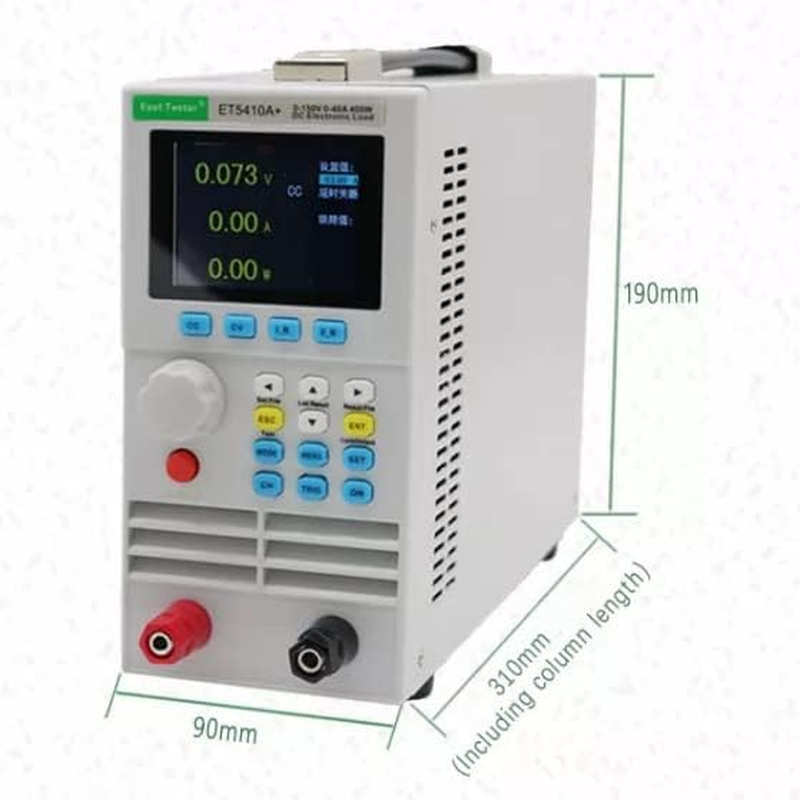East Tester Dc Load Tester 400W.0-150V,0-40A, Battery Tester,Battery Discharge,2.8-Inch TFT LCD Screen,Et5410A+.Grey,Supply Software image number 3