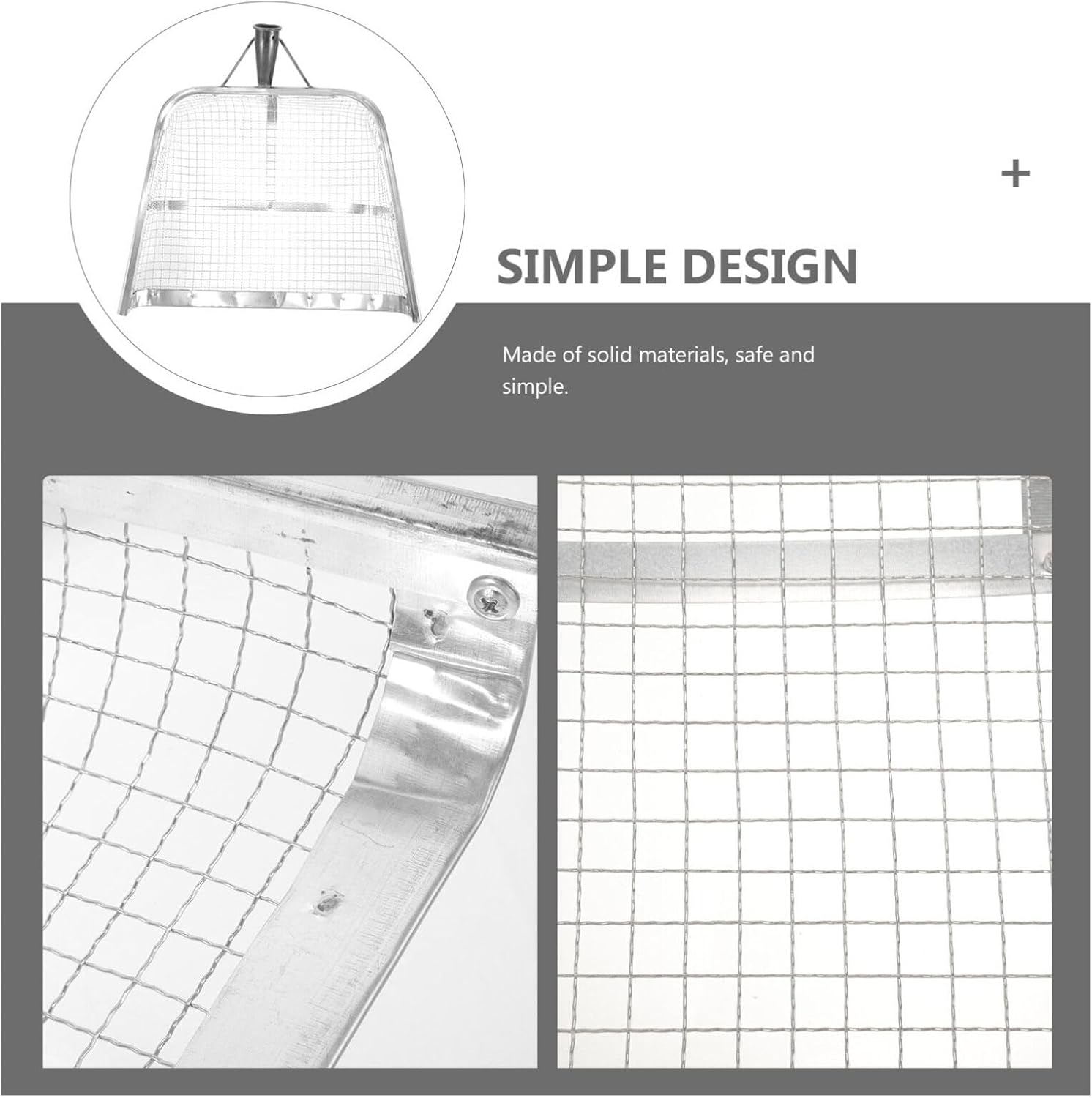 POPETPOP Harvest Sieve Maize Grain Shovel,Metal Corn Scoop Drain Spade Shovel Sifting Garden Outdoor Maize Spade Forks Garden Digging Supply image number 5