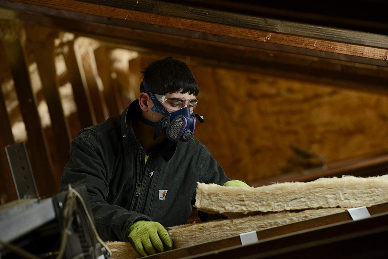 GVS Filter Technology SPR501 Elipse P3 Dust Half Mask Respirator with Replaceable and Reusable Filters Included, Blue, M/L Size image number 5