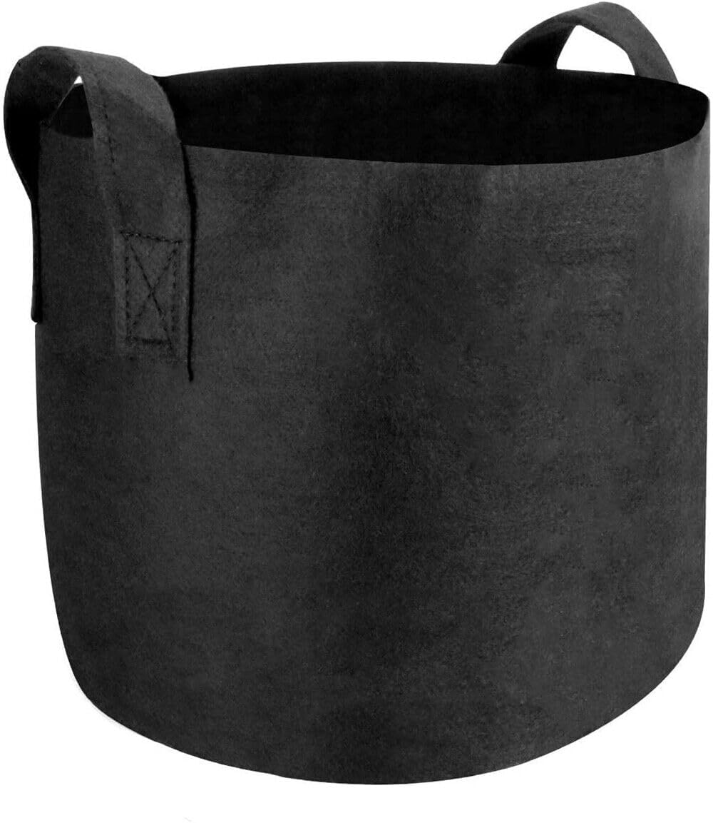 Breathable Fabric Grow Pot Pouch Root Container Garden Plant Bag Handle - 3GAL/5GAL/7GAL/10GAL (7GAL) image number 1