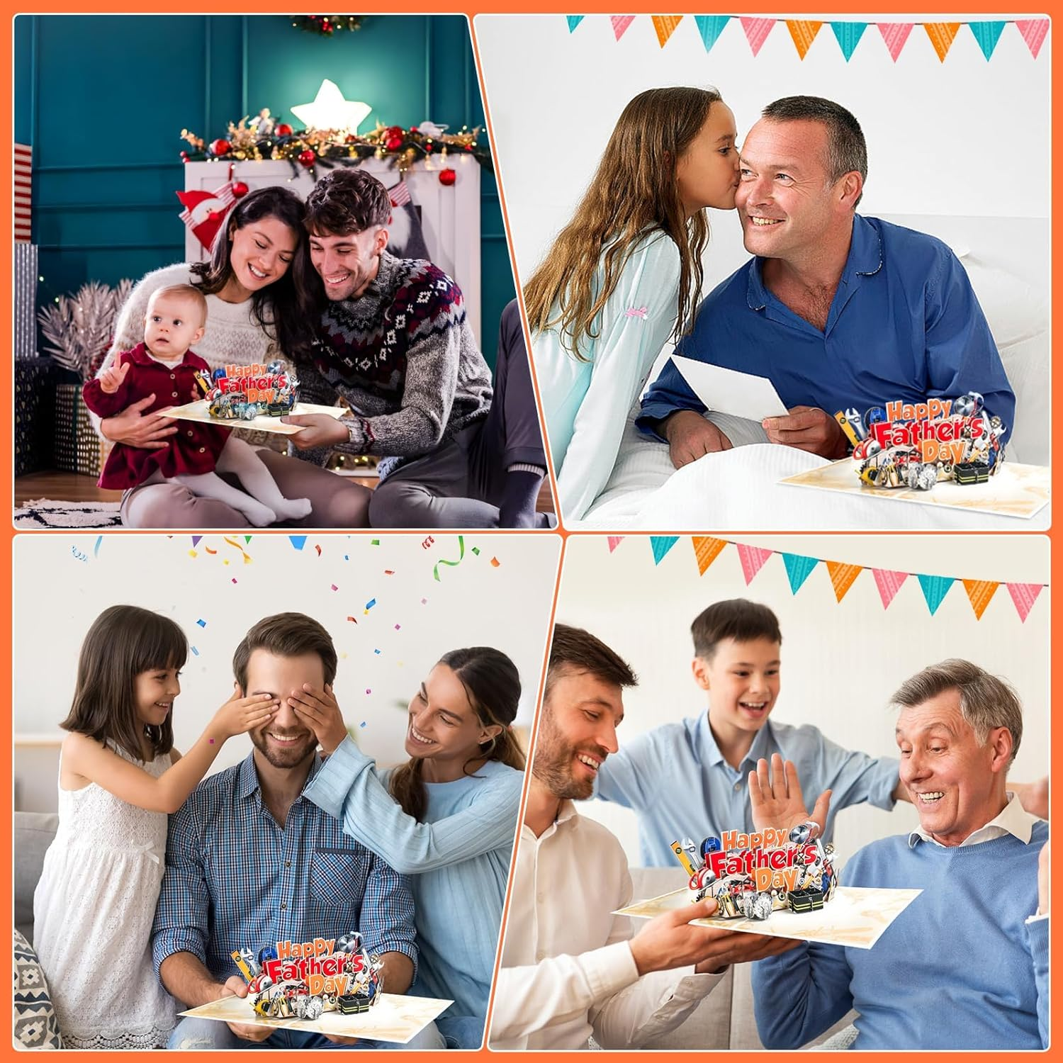 3D Pop up Father'S Day Card - Unique Greeting Card Gifts for Dady, Husband, Grandpa from Daughter, Son, Wife, Funny Fathers Day Greeting Cards Happy Fathers Day Card, Dad Birthday Gift image number 6