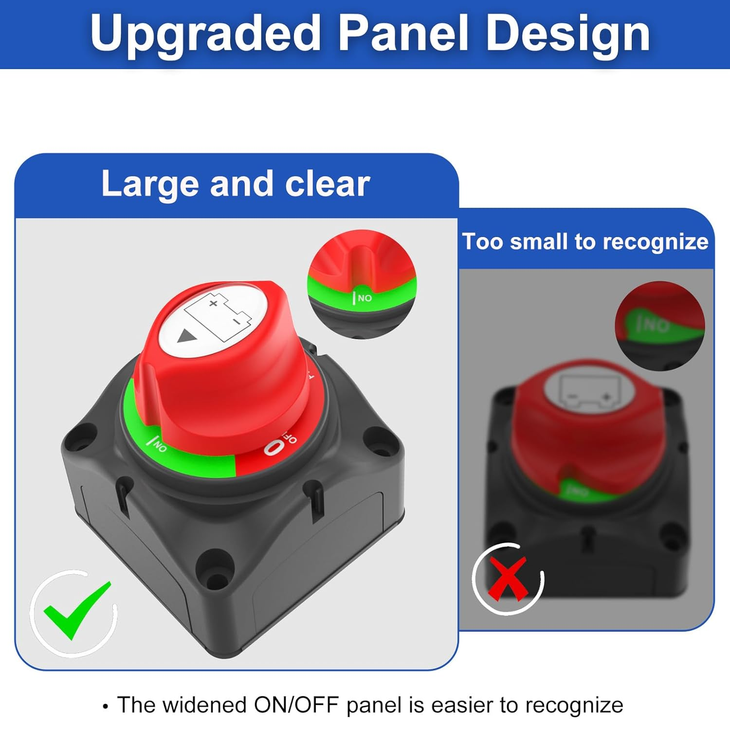 Battery Isolator Switch 12V Heavy Duty Kill Switch Waterproof Quick Cut off Switch for Car Marine Boat Rv image number 3