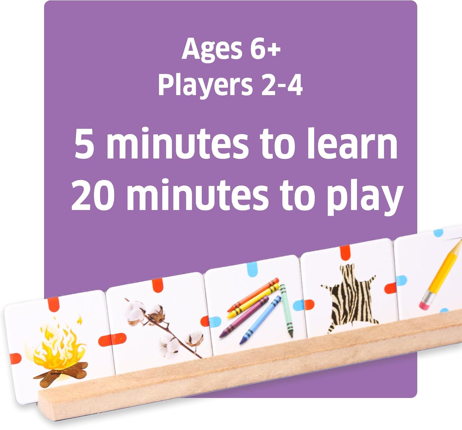 Chalk and Chuckles Board Game - Why Connect, Fun Logical Family Game for Kids Age 6-12 Years, Learning & Educational Toys, Gifts for Boys, Girls 7, 8, 9, 10 Years image number 1