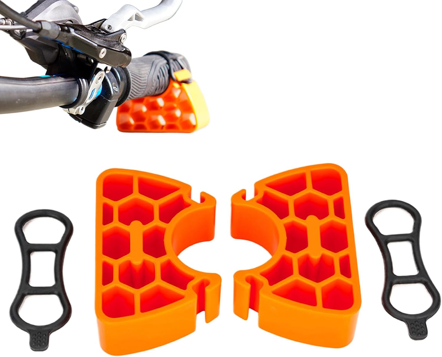 Handlebar Protector for Bikes, Brake Lever Guard for Upside down Parking, Bike Parking Assistant for Garage Shed Storage, Cycling Maintenance Accessories for Mountain Road Bike Cyclists image number 6