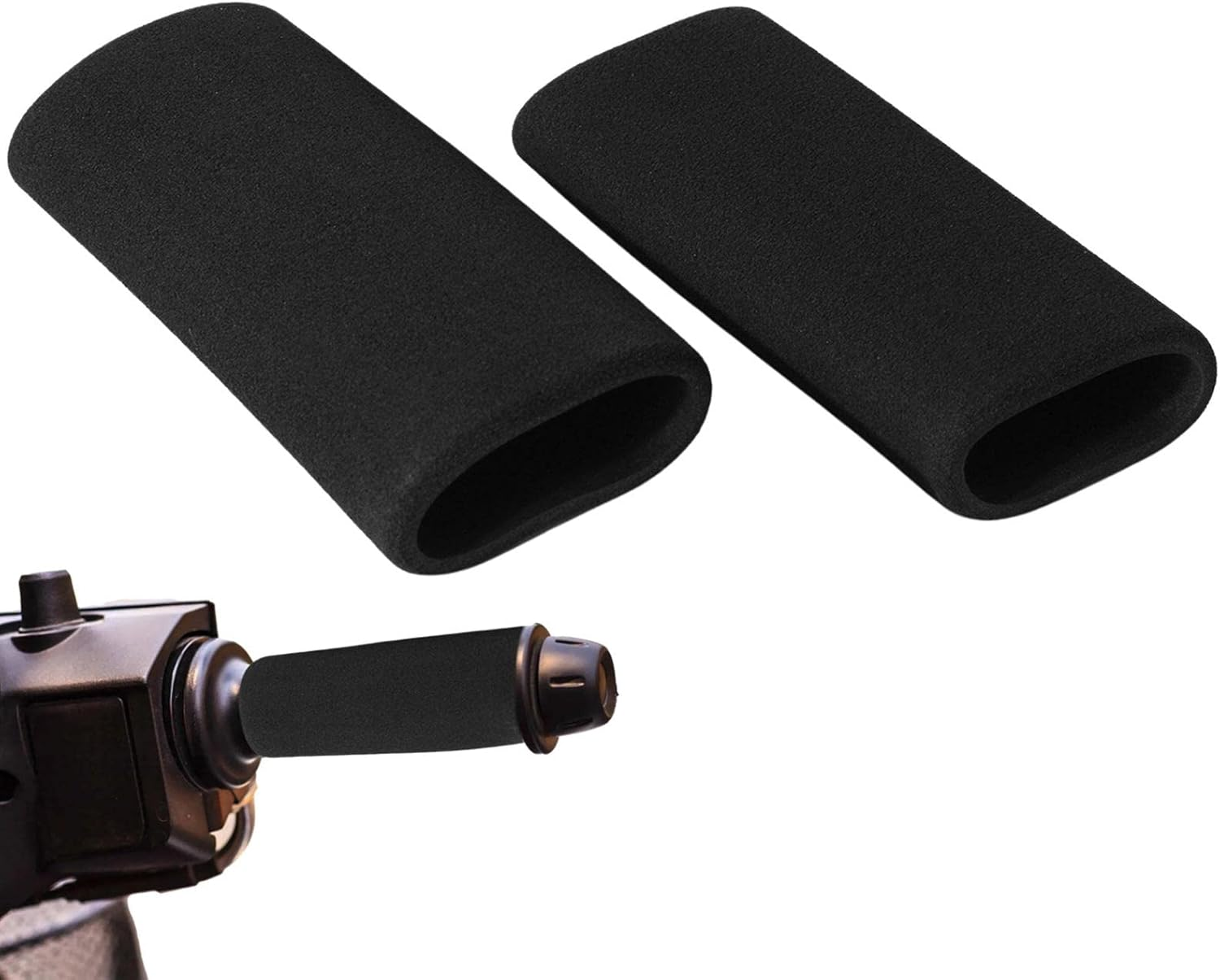 Motorcycle Handlebar Shock | Non-Slip and Anti-Vibration Soft Handlebar Grip | Non-Slip Foam Sponge Comfort Handle Ngumms image number 4