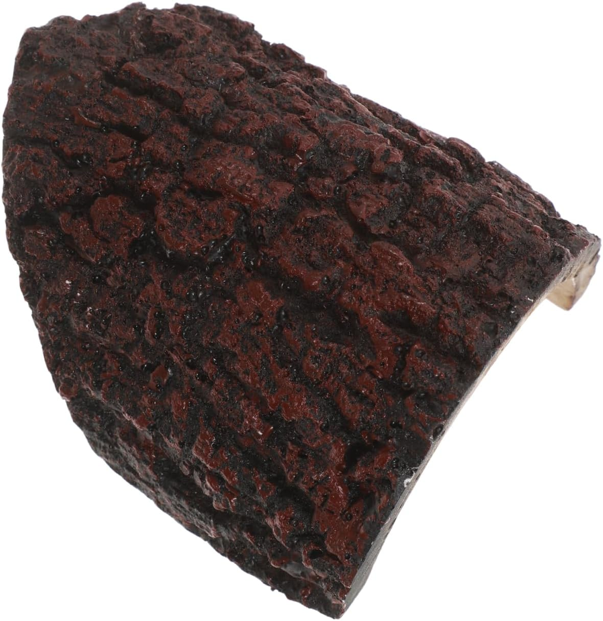 BESPORTBLE Simulated Tree Hole Hide House for Reptile Gecko and Fish - Realistic Resin Aquarium Terrarium Decor Multi-Functional Design 9 4X7 7X4 Cm image number 1