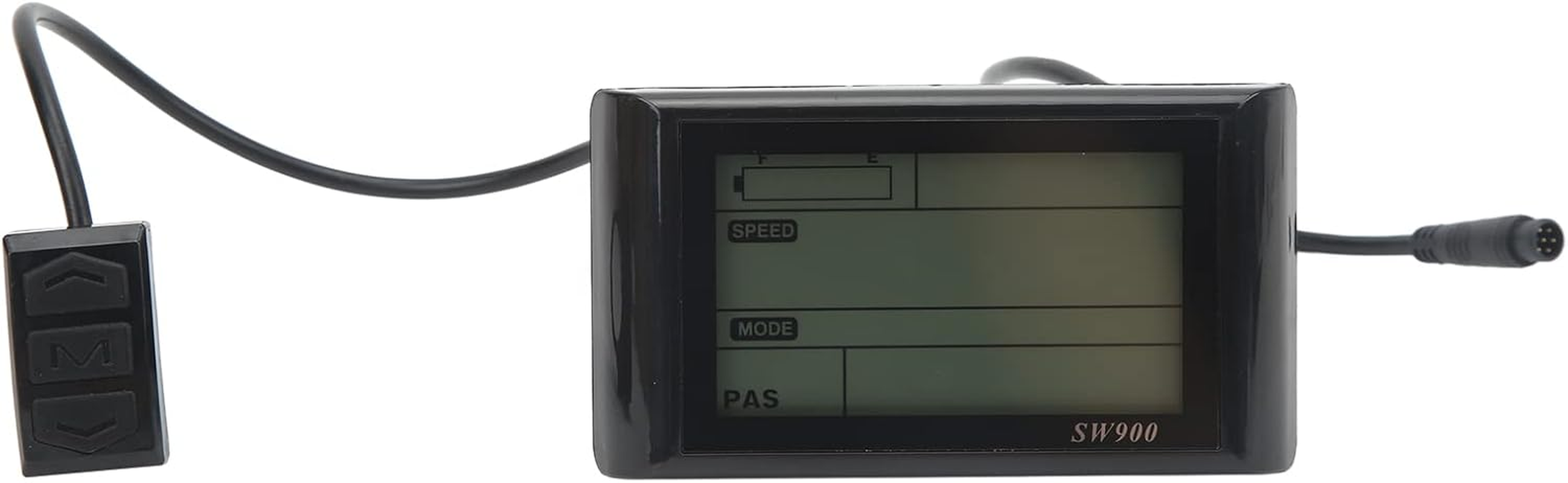 Changor Electric Bike LCD Display, SW900 Waterproof Connector Compact Lightweight LCD Display Meter, Rad Power Bike LCD Display Upgrade Replacement for Electric Bicycles Scooters, 22.5/25.4/28.6Mm image number 4