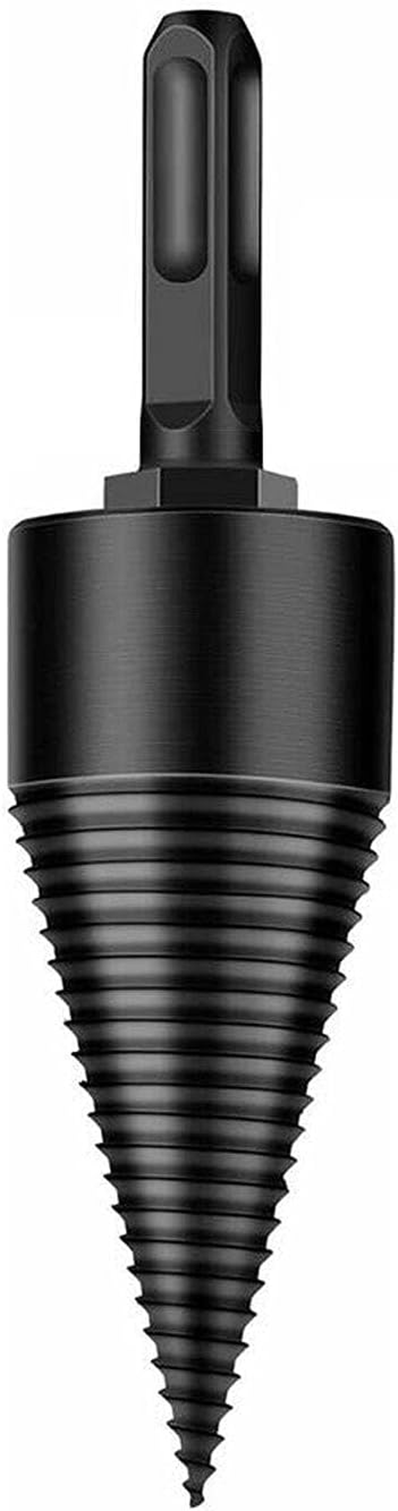 High Speed Twist Firewood Drill Bit Wood Splitter Screw Splitting Cone Driver (42Mm Square Shank)