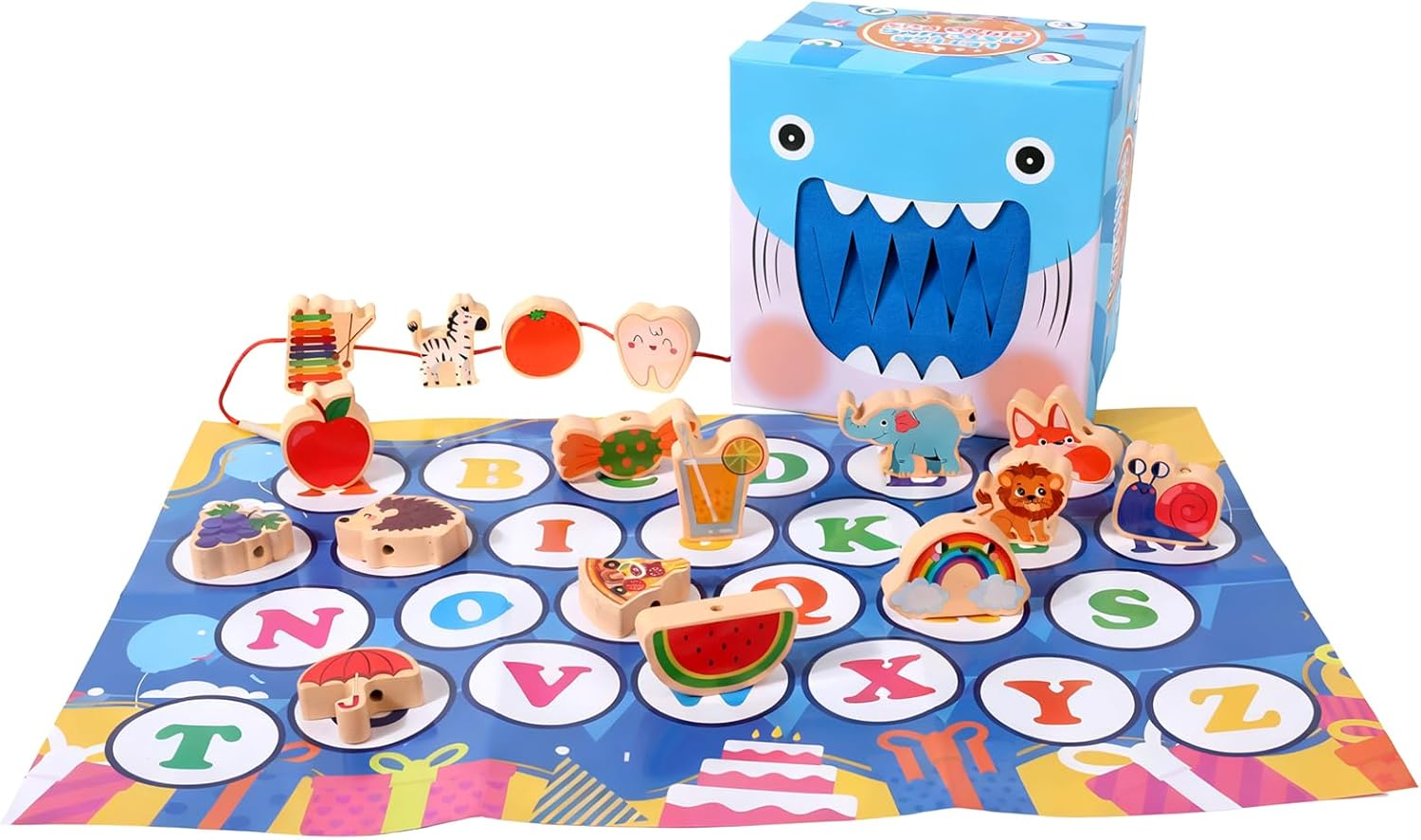 Mystery Alphabet Box for Kids 26 PCS Letters Sorting Matching Game Activities Letter Sounds Fine Motor Learning Toys for Preschool Kindergarten Classroom image number 4