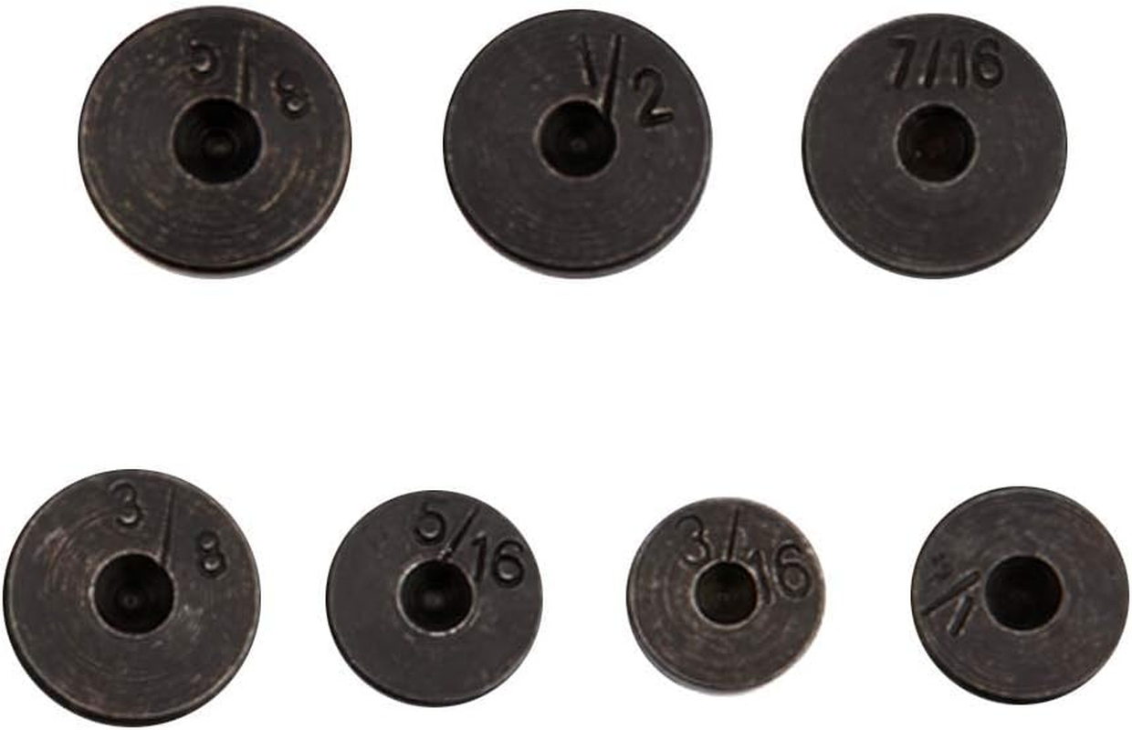 Wostore Double Flare Tool Adapters 7 Pcs 3/16 1/4 3/8 5/8 Inch image number 3