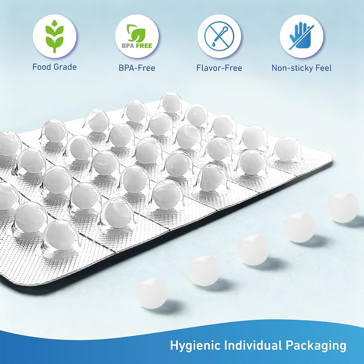 Orthodontic Wax for Braces, Dental Wax, Pre-Cut Bowl Shape Dental Strips, No Kneading Required, Individually Wrapped, 120 Count image number 1