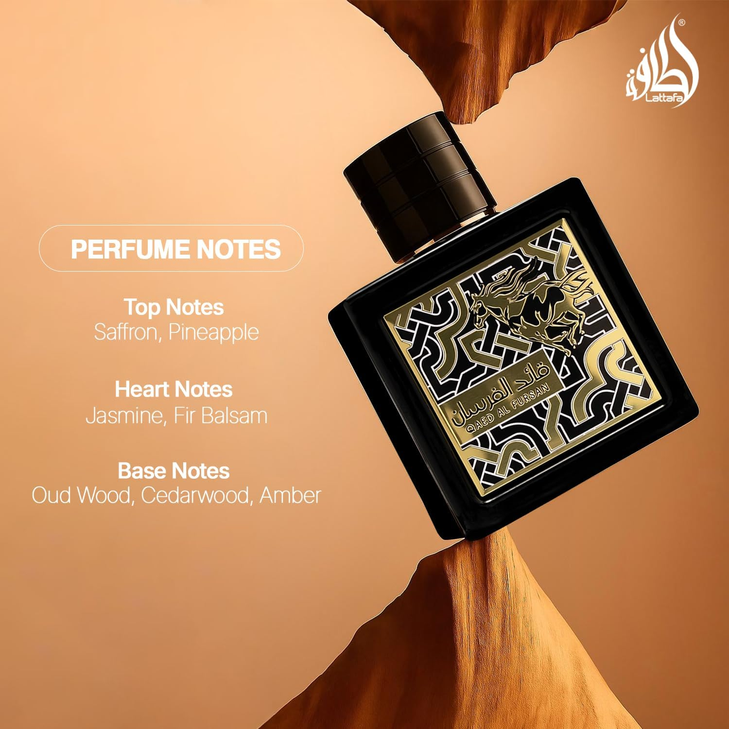 Qaed Al Fursan by Lattafa for Men - 3.4 Oz EDP Spray image number 2