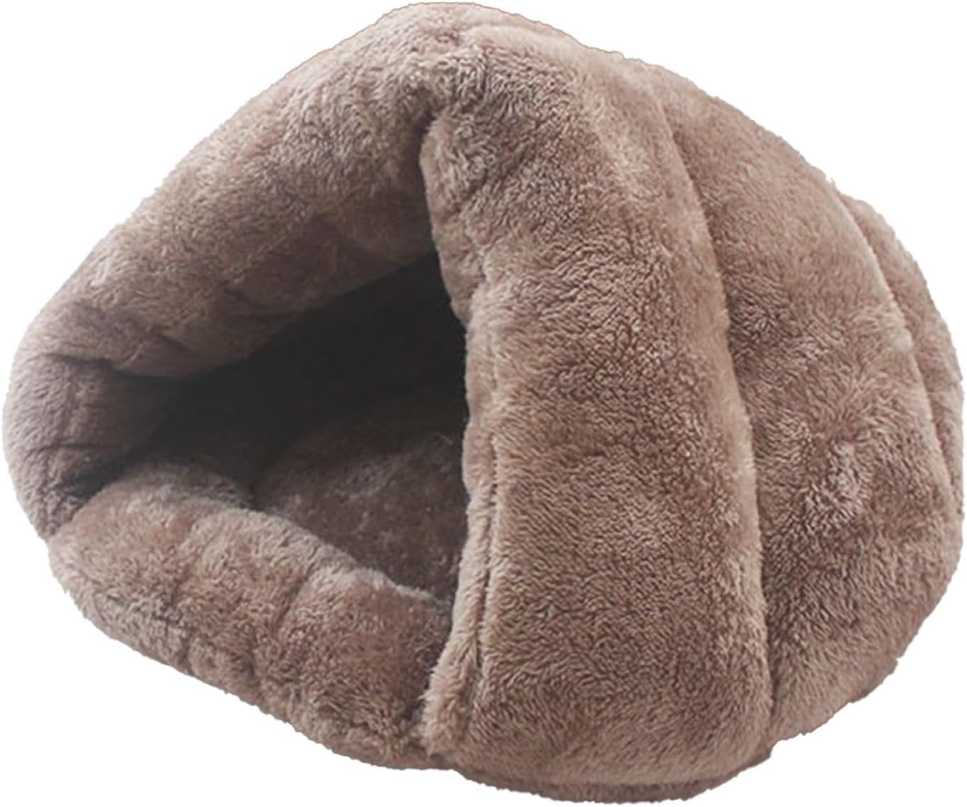 Triangular Cat Tent - Premium Cat Cave Beds, Semi-Open Non-Slip Plush Cat Cave Bed, Comfortable Small Puppy Home, Creative Winter Pet Supplies for Pets, Travel or Home, Kittens, Cats, Dogs image number 3