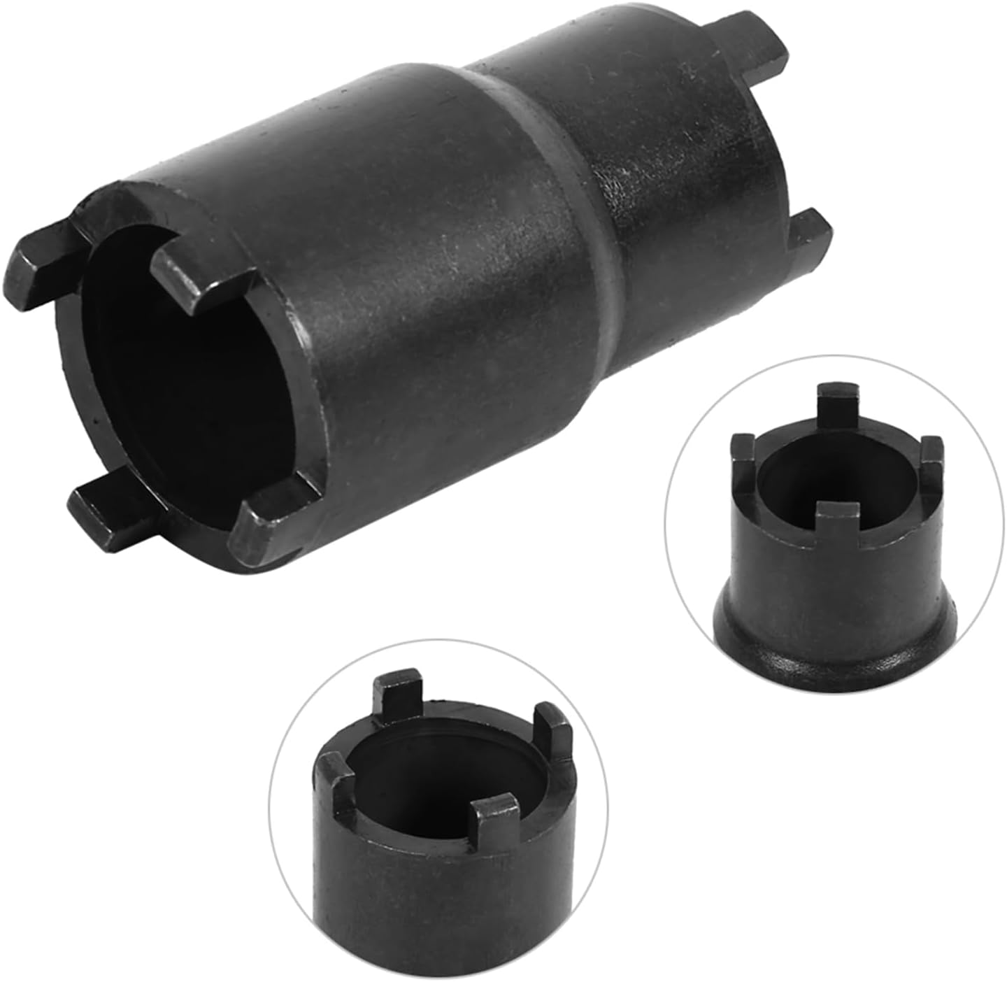 Tnfeeon 20Mm and 24Mm Universal Clutch Lock Nut Spanner Tool for CRF 600RR 450R 250L, Made of Chrome-Molybdenum Steel, Innovative Design with 4 Pegs, Easy Lock Nut Removal image number 2