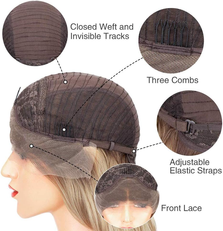 Afbeauty Neon Green Synthetic Lace Front Wig Long Body Wavy Fluorescent Green Side Part Wig Heat Resistant Fibre Soft Wigs for Women Cosplay