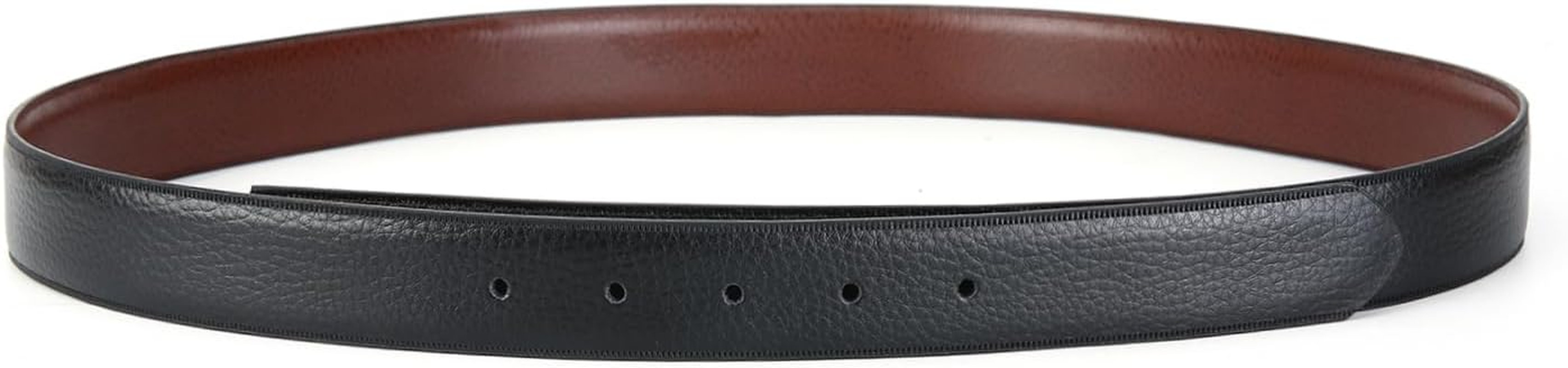 Nelbons Men'S Pin Buckle Belt Strap without Buckle, Strap Only 2.8/3.0/3.2/3.5/ (4Size) Wide,Replacement Belt image number 1
