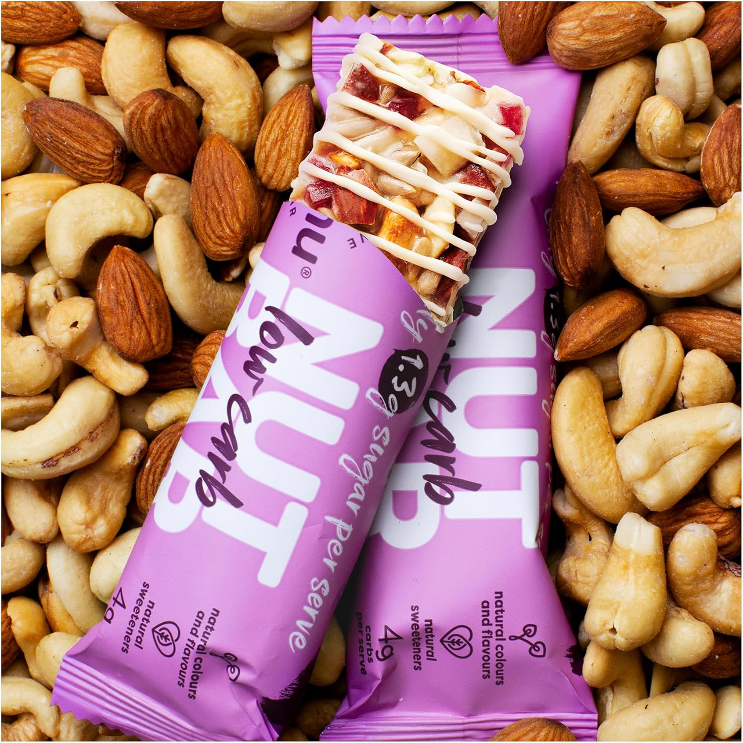 Noshu Low Carb Cranberry Coconut & Yoghurt Nut Bars &ndash; 5 Pack (160G) image number 5