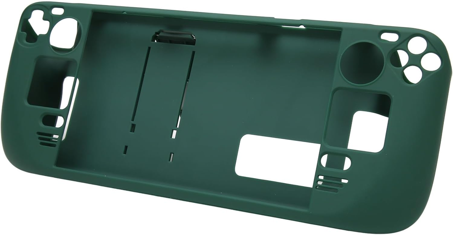Protective Case for Steam Deck, Colorful Full Cover Gaming Protective Case with Stand for Steam Deck Game Handhelds,Pc Material, Gaming Handheld Case Accessory (OD Green) image number 3
